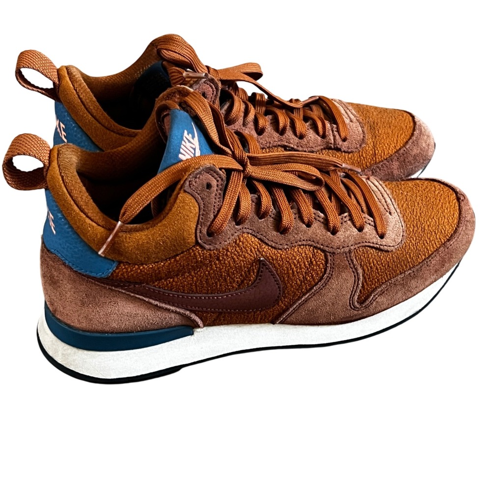 Rare Women's NIKE Internationalist MID Sneaker Brown Size 7.5 (683967-202)
